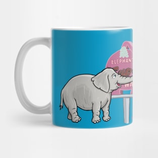 elephant car wash Mug